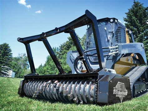 skid steer drum attachment|skid steer mulcher.